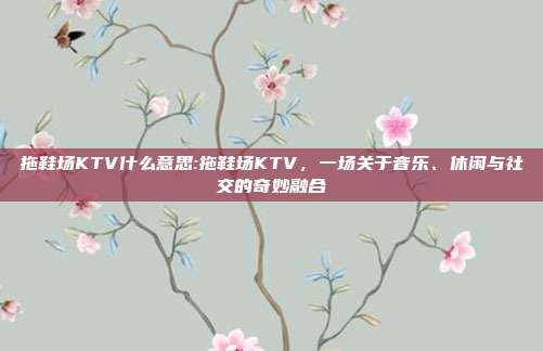 拖鞋场KTV什么意思:拖鞋场KTV，一场关于音乐、休闲与社交的奇妙融合