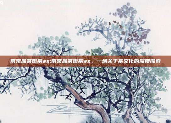 南京品茶嫩茶wx:南京品茶嫩茶wx，一场关于茶文化的深度探索