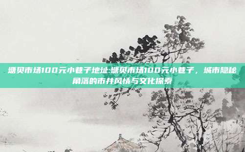 塘贝市场100元小巷子地址:塘贝市场100元小巷子，城市隐秘角落的市井风情与文化探索