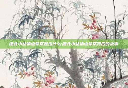 缅北小姑娘点荤茶是指什么:缅北小姑娘点荤茶背后的故事